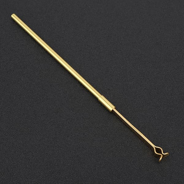 Violinklemme Luthier Værktøj Musikinstrument Tilbehør Messing Guld Holdbar til Klangstolpe