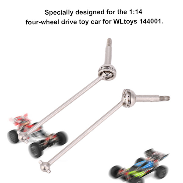 RC 1/14 skala fjärrkontroll Bilmodell Universal drivaxeltillbehör Passar för WLtoys 144001