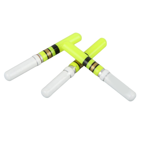 3st Cylindriskt Nattfiske LED Float Lysande Glödande Float Tail LED Light Stick Verktyg Grön