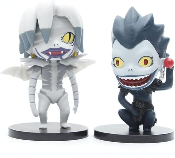 5 stk Death Note figursett 10 cm Q-versjon anime karakterfigur modell samleobjekt hjemmetilbehør