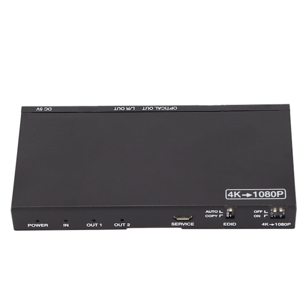 HDV‑B12SA HD Multimedia Interface Splitter 4K ved 60hz HD Multimedia Interface Video Splitter 100‑240V UK-plugg