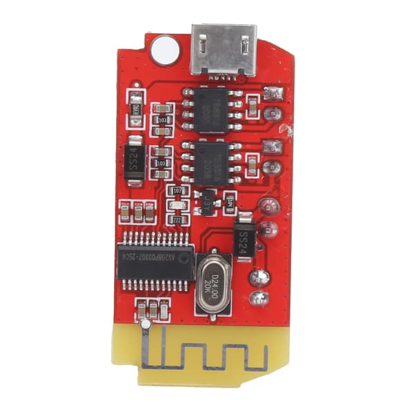 Stereo effektforsterkermodul Bluetooth 4.2 5W+5W lydforsterkerkort med USB-ladeport