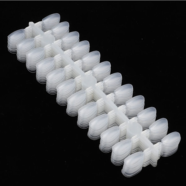 240 stk. Runde falske neglespidser Gel Polish Farve Display Card Practice Palette Manicure Tool #02