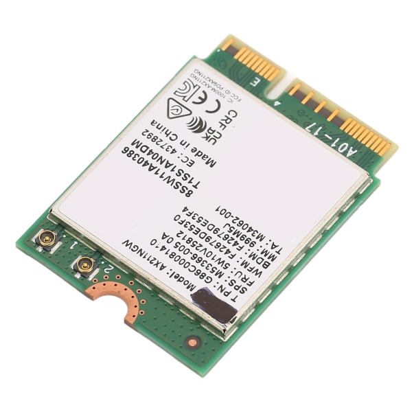 M.2 Nettverkskort AX211NGW M.2 KEY E CNVio 2 Triple Frequency 802.11ac BT5.2 Wireless WiFi Adapter Card for Win 10