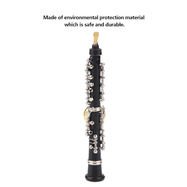 Oboe Form Design Mini Pin Brosch Musikinstrument Hantverk Kläder Dekoration Present