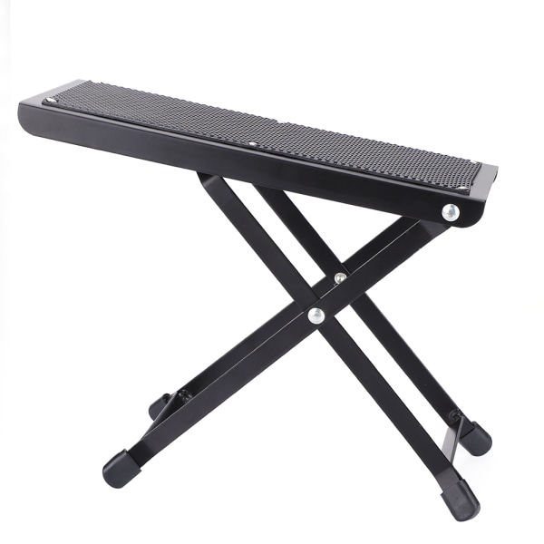 4 positioner Anti-skrid Justerbar Folde Metal Guitar Fodstøtte Skammel Pedal Stand