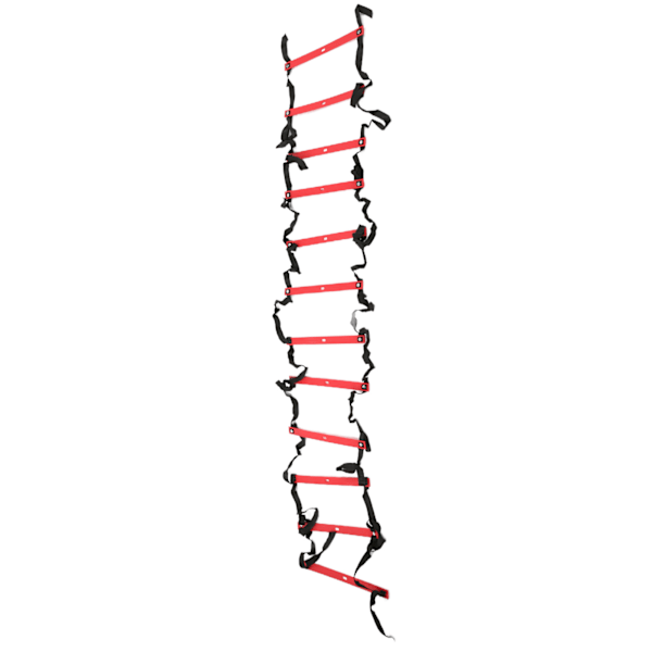 Fast Agility Ladder Fotball Speed Rope Ladder for Fotball Trening Sports Trening 6M 12 Sprosserød