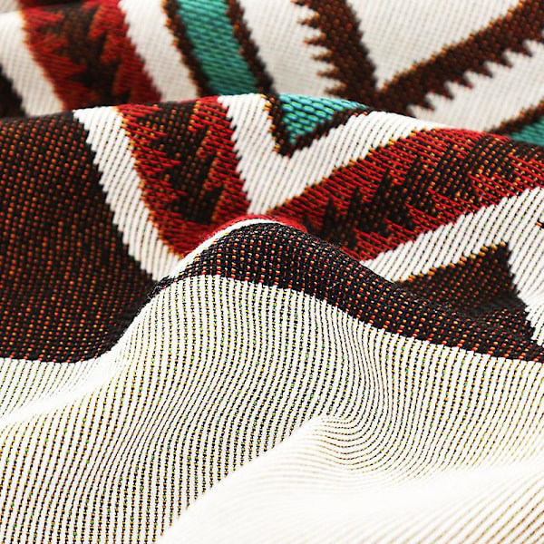Sofateppe Dekorativt Stoltrekk Vakkert Bohemstil for Sofa, Seng, Campingteppe (130 x 160 CM)