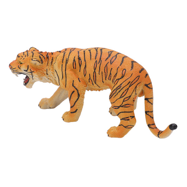 Tiger Figurine Vildt Dyr Plast Simulation Tiger Model til Børn Gave Hjemmekontor Dekoration