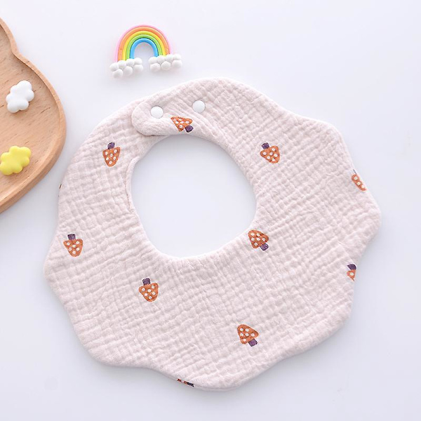 Mjuka och absorberande bomullsbabysalivkläder - 5-pack, perfekt för nyfödda och småbarn, könsneutral gåva