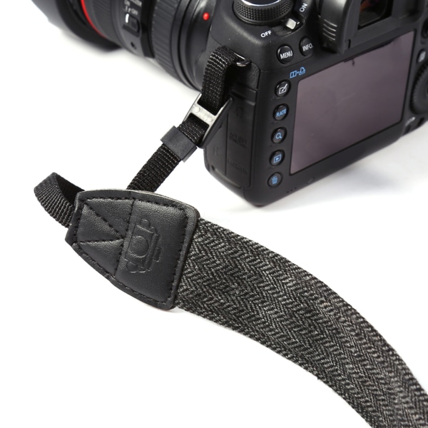 Nikon SLR-kameran olkahihna hiilenharmaa Charcoal Grey