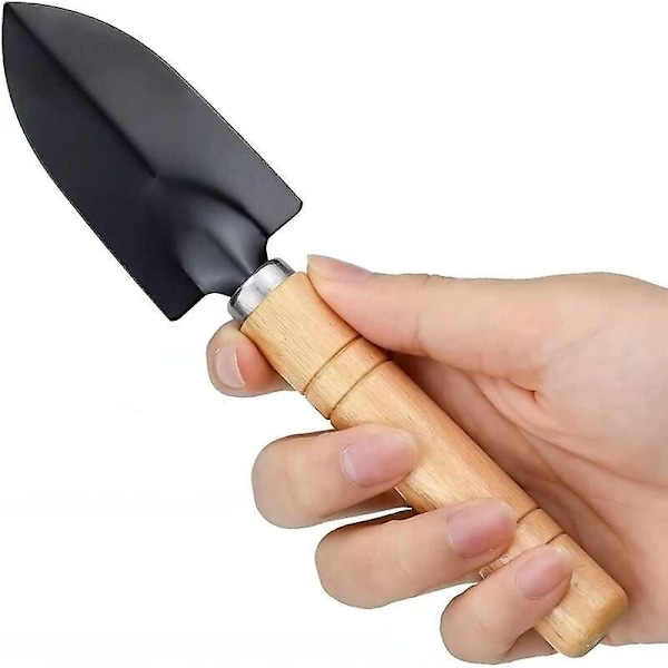 Hageredskaper, 3 stk Mini Hageverktøysett Spade Hagerive Hagegave Tresett med Liten Rive og Spadesett, for Potteplanter til Hageplanter I