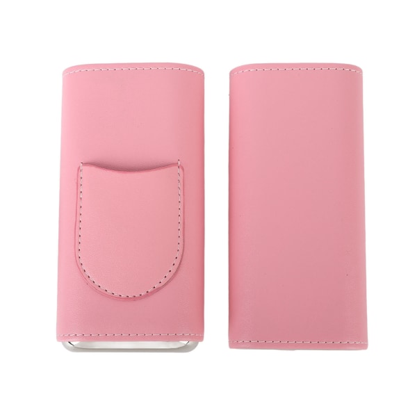 3 Fingers Cigar Etui Fashion Elegant Faux Læder Letvægts Bærbar Cigar Humidor Æske til Rejser Daglig Pink