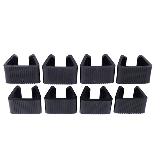 8 stk Utendørs terrassemøbelklemmer Rottingmøbler Festemidler Clips Seksjonssofa Sofa Funiture Clips 4,3 cm/1,7 tommer rille 8 stk.