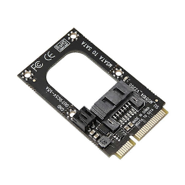 Mini Sata - 7-nastainen Sata-jatkoadapteri, täyskorkea puolikas koko 2,5\" 3,5\" kiintolevylle