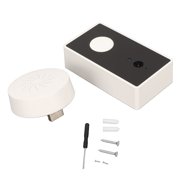 Trådløs videodørklokke 2-vejs stemmeintercom nattesyn fjernbetjening smart Bluetooth WiFi-kamera dørklokke med ringeklokke