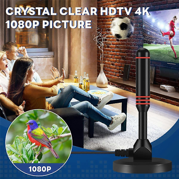 Digital TV-antenn inomhus HDTV-antenn med smart signal digital TV
