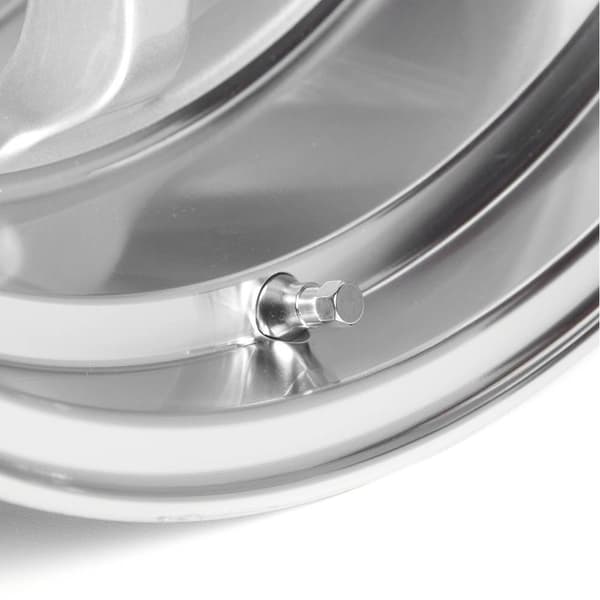 4 stk. Aluminium Legering Gummi Tubeless Hjul Dæk Ventil Spindel Hætte Sæt