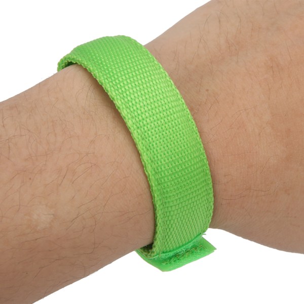 2cm utomhus nattlöpningsljusarmband LED lysande justerbart armband cykelarmband grönt