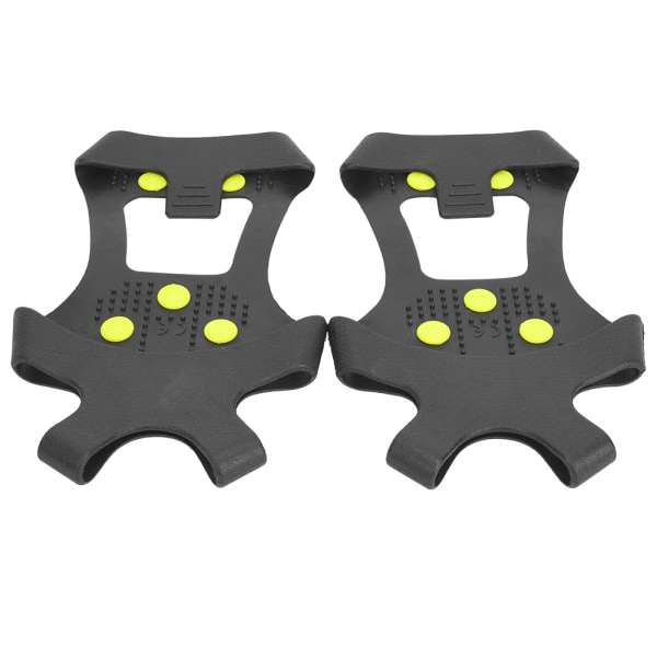 1 par Universal 10 tänder Anti Slip Ice Cleat Sko Grepp Spikar Klampor Stegar för Vandring Klättring L:39-42
