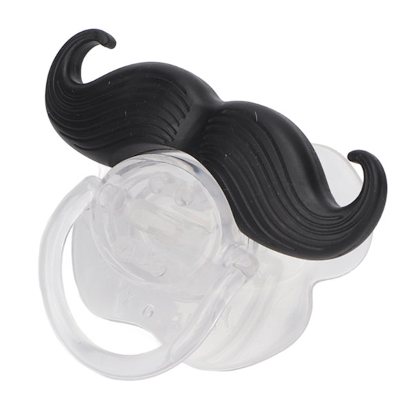 Mustaschnapp Rolig stil säker matkvalitet silikon polypropen nyfödd napp för baby