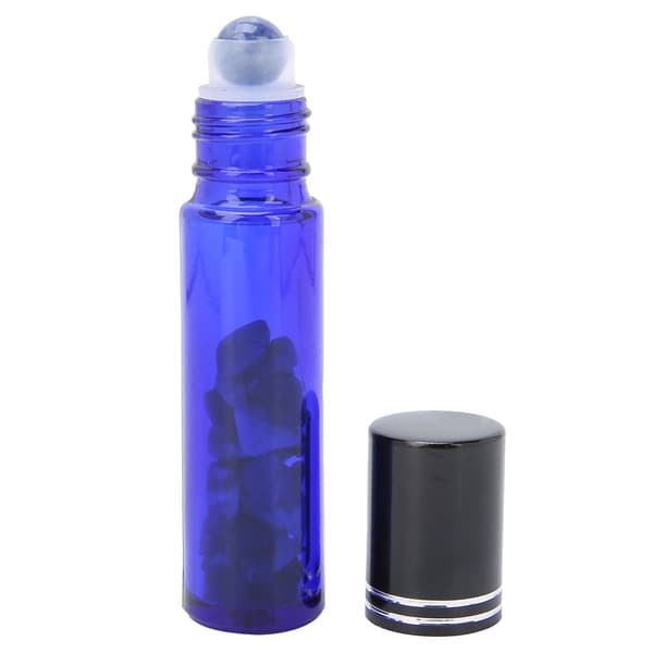 Professionell blå eterisk olja rullflaska enkel bärbar glasrullflaska 10ML (blå åderkula)