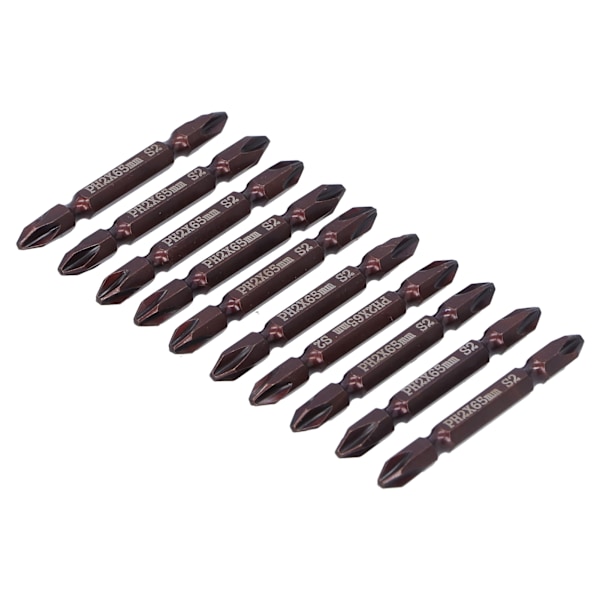 65mm PH2 ruuvimeisselin kärjet magneettinen sähköruuvimeisselin pää S2 DoubleHead ristipää (punainen)