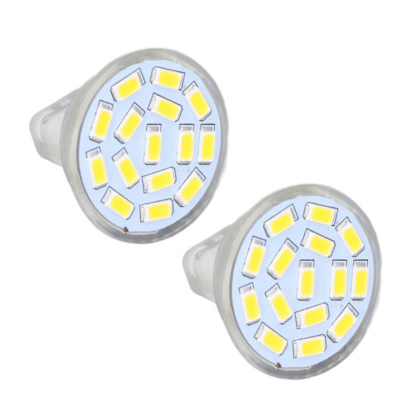 2 stk lyspære LED MR11 12V 3W keramisk sokkel Ultraviolet fri synsbeskyttelsespære til soveværelse stue Varmt lys 3000K