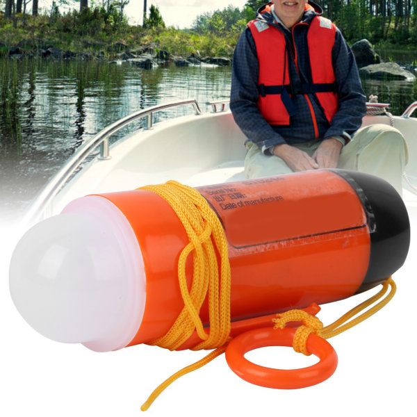 Kompakt litiumbatteri flytväst ljuslampa Livräddningsutrustning för båtbruk