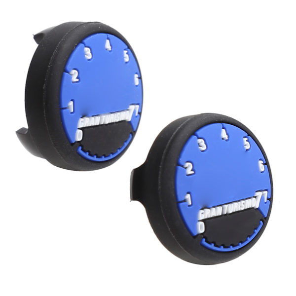 1 par Gamepad Rocker Caps Cover Case passer til PS4/PS5 Game Controller Tilbehør til bil Blå