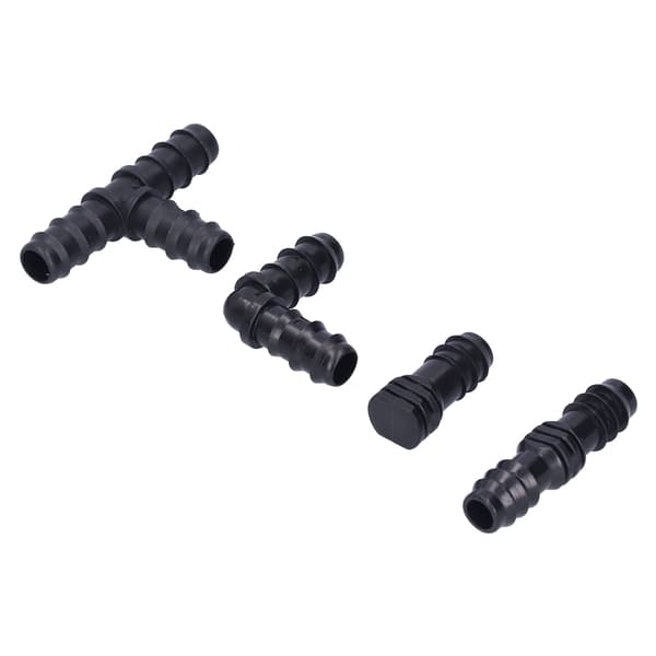 32 st/set droppbevattnings-T-kopplingar kit 1/2 slangset trädgård växthus sprinklersystem