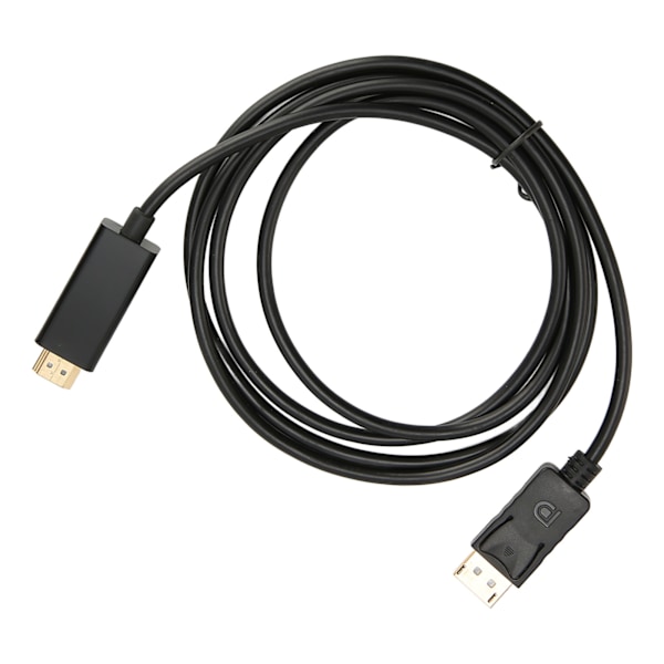 DP til High Definition Multimedia Interface-kabeladapter 4K-opløsning bærbar videoforbindelseslinje til kontor