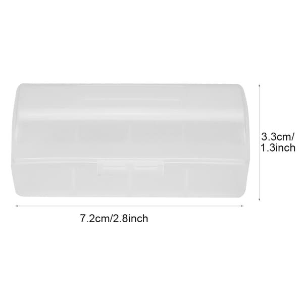 Vanntett 26650 Batterioppbevaringsboks - 2 STK
