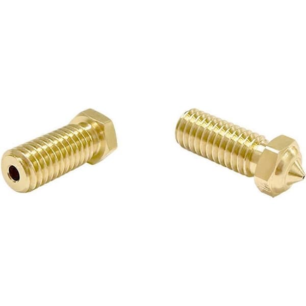 0,4 mm messingdyse til QIDI X-Smart 3/X-Plus 3/X-Max 3 3D-printer (pakke med 5)
