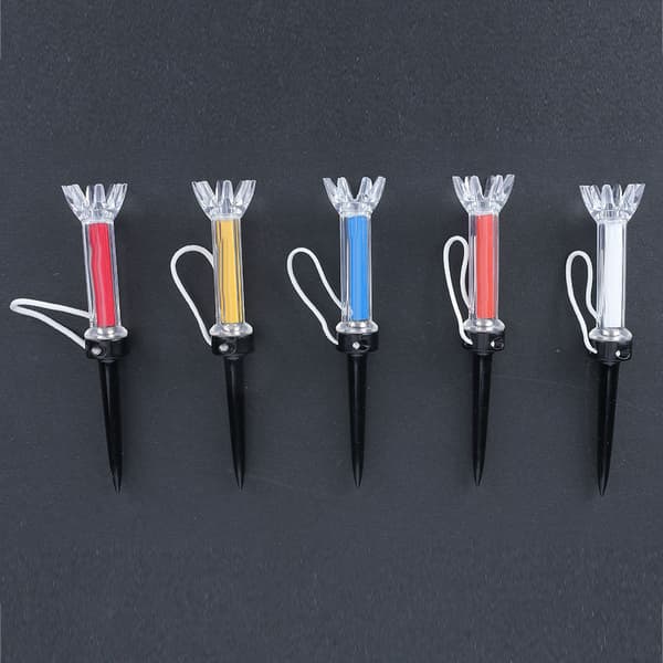 5 st Flexibla Magnetiska Plast Golf Tee Träningsverktyg Tillbehör för Golfare (90mm)