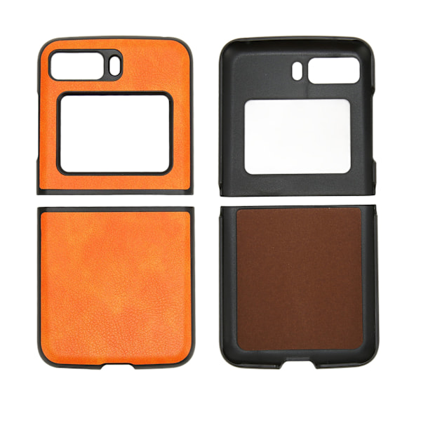 Case Lichee Pattern Naarmuuntumaton puhelimen cover Moto Razr 2022:lle taitettava matkapuhelin oranssi