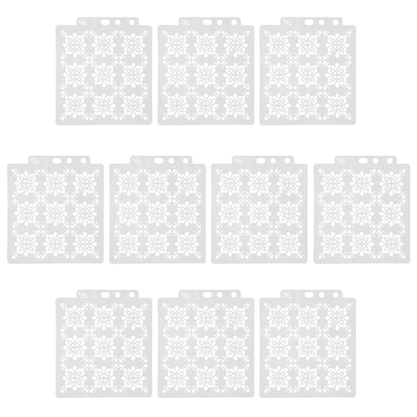 10 kpl Mandala-sapluuna maalauspiirustuskaava DIY-askartelutarvikkeet