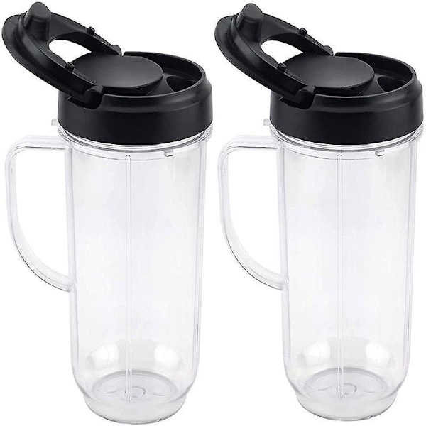 Blendin Flip Lid Replacement Cups for Blenders - 22 Ounce (2-pack)