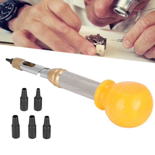 Läderrem Hole Puncher Cutter Watchband Reparation Punching Tool för Home Watch Shop