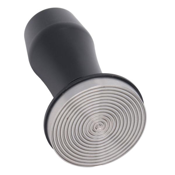 Kaffe Tamper i Aluminiumlegering Kalibreret Tamper med Fjederbelastet Rustfrit Stålbund til Cafe Hjem 53 Trådbund