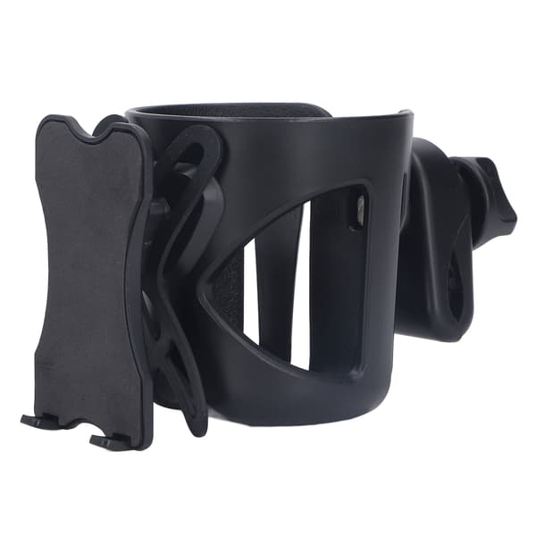 2-i-1 Barnevogn Kopp Mobiltelefonholder Multifunksjonell Universell 360° Rotasjon Babyvogn Flaskestøtte