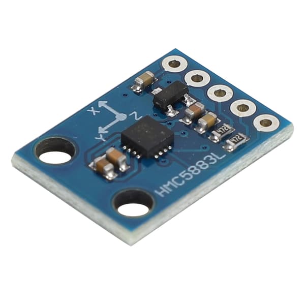 HMC5883L Kalibreringsfri Modul Elektronisk Kompass Modul Triaxial Magnetfältsensor