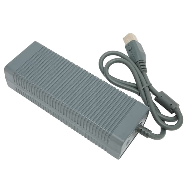 Til Xbox 360 strømadapter spilkonsol strømforsyning oplader med strømkabel 185-265V UK-stik