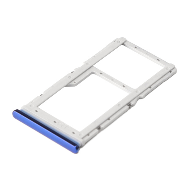 Simkortsbricka Set Plastborste Utmatningsstift Lagringskorthållare Smartphone Tillbehör för Redmi Note 8 Pro Blue