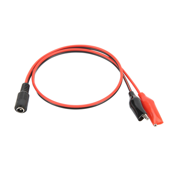 10 stk. Clip-til-DC-adapterkabel Professionelt fuld kobberkerne stabil transmission DC-til-dobbelt-clip-stik 19,7 tommer DC hun til klip