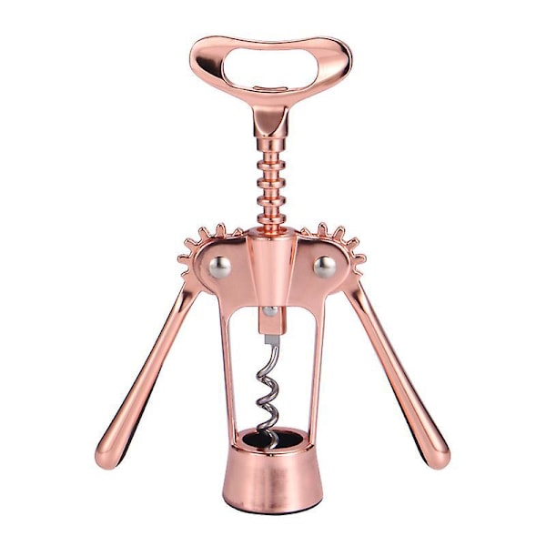 Rose Gold Wine Opener - Stylish Wine Accessories for Kitchen, Chateau, Restaurants, Bars, and Waiters