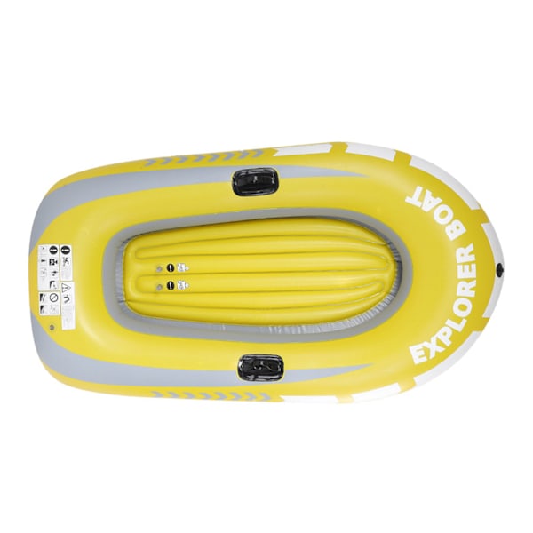 PVC oppustelig kajak kano 2 personer roning luftbåd fiskeri Drifting dykning