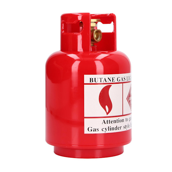 Simulering Drivstoff Gass Tank Form Sparegris Dekor Barn Plast Håndverk Desktop Ornament GaveRød