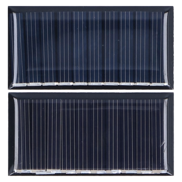 2st mini solpaneler 0,25W 5V bärbar mini polykristallin silikon väderbeständig Hållbar allmänt använd mini solcell