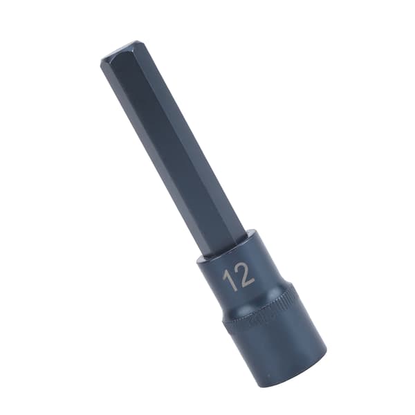Socket Bit Hex S2 Legert Stål Pneumatisk Elektrisk Hurtignøkkel Verktøy Rustsikker Maskinvare H12
